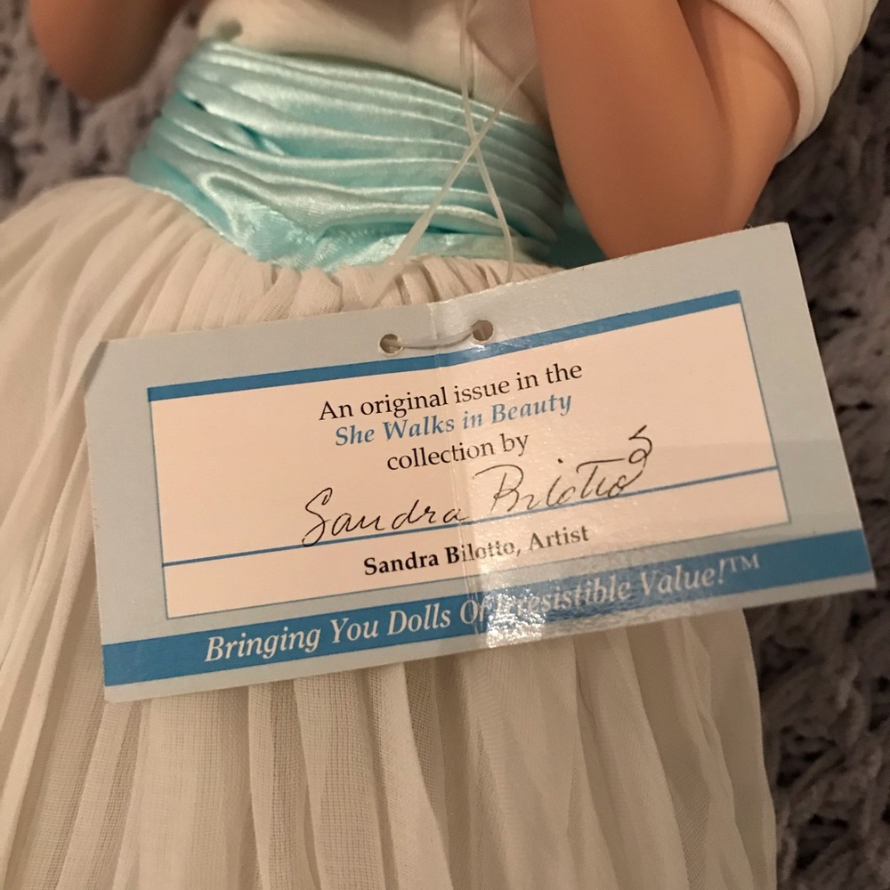 Summer bride porcelain doll
